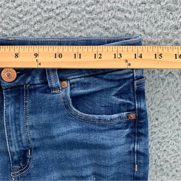 American Eagle Women's Curvy Midi Next Level Stretch Shorts  -  Size: 6 - Picture 7 of 16